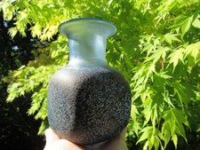 Année 80 - Vase en verre