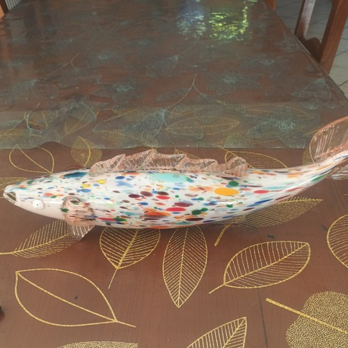 Murano sculpture poissons - murano,