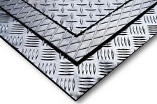 Tôle Aluminium Strié et Damier Larmée - Epaisseur et Dimension, Alu Sécurité Sol