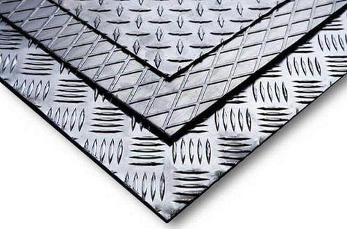 Tôle aluminium strié - aluminium, et