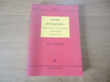 RARE ECOLE REPUBLICAINE GAUBERT ENSEIGNEMENT CITOYENNETE PHILOSOPHIE REFORME