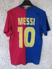 Maillot F.C BARCELONA BARCELONE Barça MESSI n°10 jersey vintage shirt camiseta M