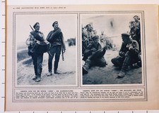 1915 WWI WW1 Imprimé Accordéon Lecteur Pour Russe Soldat Balalaïka & Violon