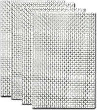 Grillage anti Rongeur Rigide Et Fin 4Pcs Frille Inox 304 Contre Souris Aérations