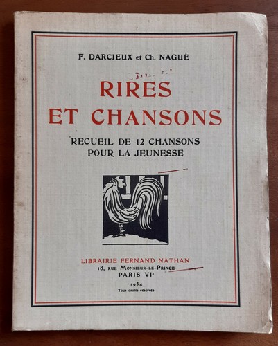 Livre ancien illustré rires - ancien,