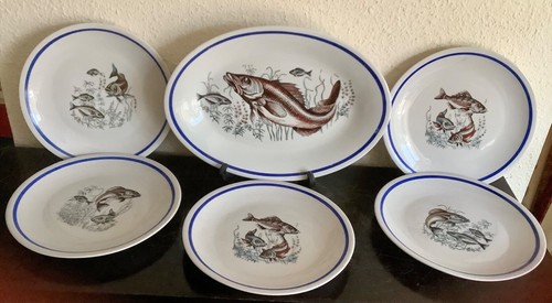 Service poissons plat de - à, :