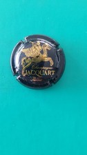 Muselet / Capsule de champagne - JACQUART Cheval or sur fond noir