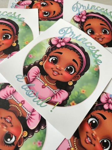 Stickers voiture princesse - stickers,