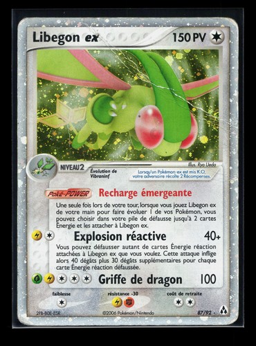 Carte pokémon libegon - carte,