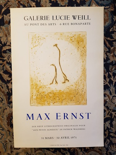Affiche 1971 max ernst - 1971,