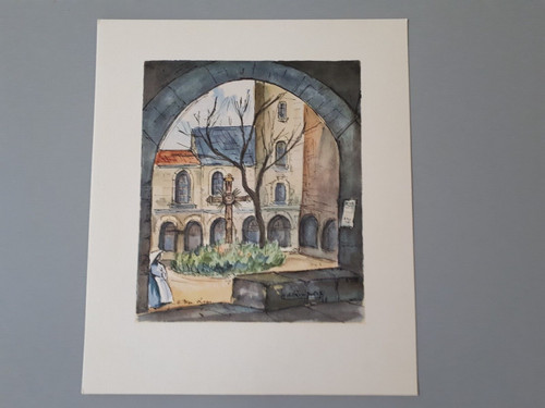 Reproduction aquarelle les - ",