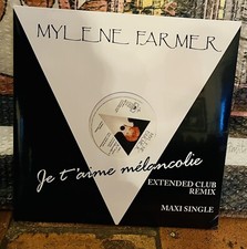 Maxi COULEUR ROSE / Mylène Farmer Rare Vinyle JE T’AIME MÉLANCOLIE 2018 Scellé