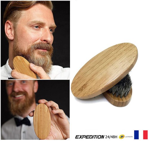 Brosse barbe bois - brosse, à