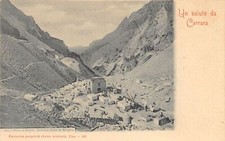 Italia - CARRARA - Cave di Marmi nei Dintorni - Ravaccione, Canale del Battaglin