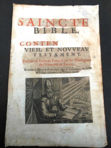 Sainte bible 1666 - 1666, (16è)