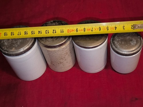 Lot pots pommade céramique - 4,