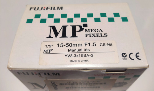 Fujinon megapixel lens - megapixel, 1/3"