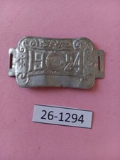 Plaque fiscale vélo ancien