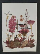 FLOWERS FLEURS JOS VAN LITH illustration carte postale postcard