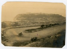 PHOTO photographie c1930, SPORT course moto ancienne  Grand prix MONACO