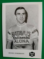 CYCLISME carte cycliste HENNES JUNKERMANN équipe BATAVUS CONTINENTAL ALCINA