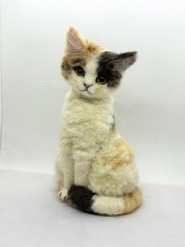 Poupée art figurine - d'art, chat