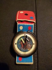 MONTRE SWATCH POP  1988 Vintage Rare Montre Jeunesse A Pile Swatch Colorée 