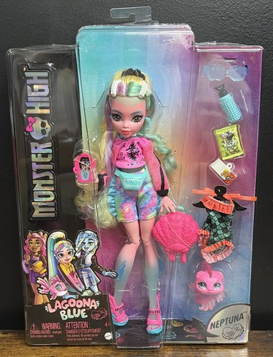 Monster high lagoona blue - blue, doll