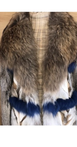 Manteau fourrure renard - manteau, de