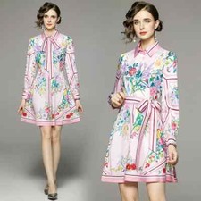 Robe Femme Courte Rose Satin