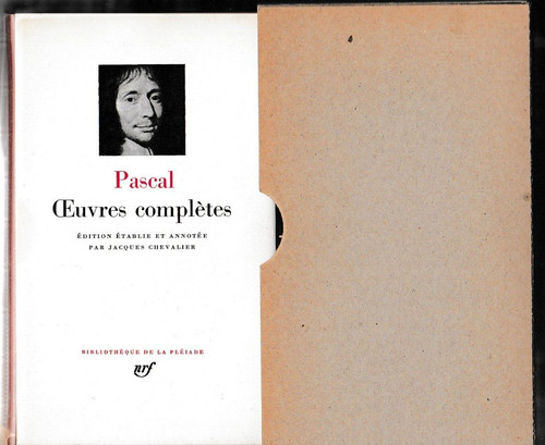 Pleiade pascal oeuvres - -,