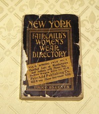 New York Fairchild's Women Wear Directory - Spring 1916
