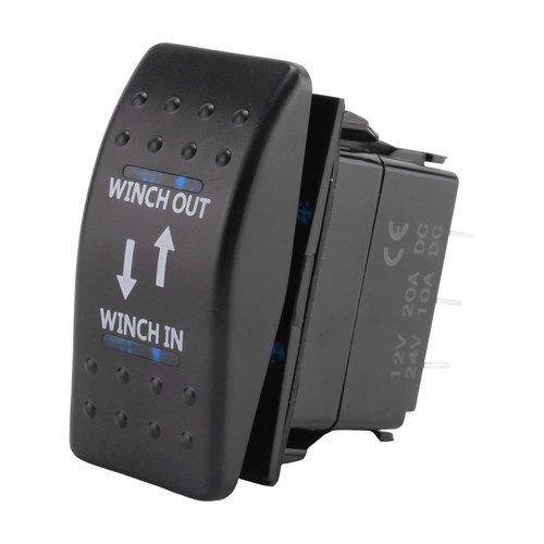 12v 20a winch out - 12v, in
