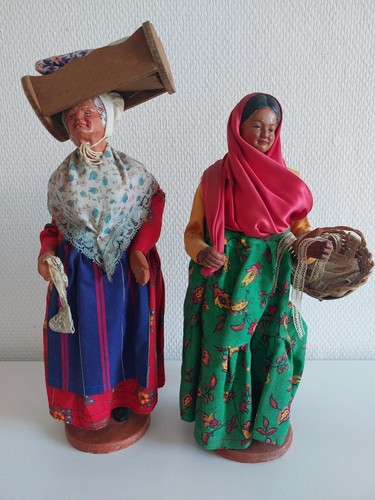 Paire figurines santon - paire,