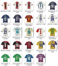 ⚽?⚽ MAGNETS JUST FOOT 2006 Saison LIGUE 1 de 2005-2006 ⚽