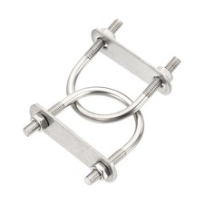 2 Pcs U-Bolts M6x28mm Acier