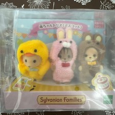 MASCOTTE COSTUME TRIO BÉBÉ Sylvanian Families Calico Critters ours lapin...