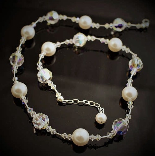Pearl necklace made - pearl,