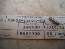 Nos OEM Yamaha Dowel Pin
