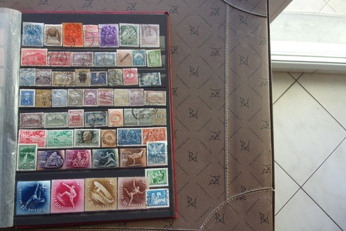 Hongrie lot timbres obl - lot,