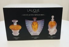 Lalique les flacons miniatures introuvables (Sylphide, Les Sirènes, les Elfes)