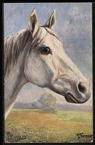 Carte postale artiste étude - carte,
