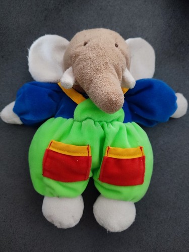 Doudou peluche elephant - elephant, grelot
