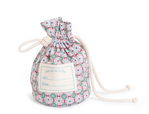Billes verre avec sac - en,