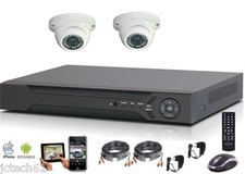 Caméras vidéo surveillance AHD 1080P + enregistreur 4 voies analogique/ IP