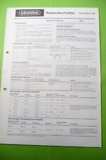 Service Manuel D'Instructions