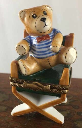 Limoges france teddy bear - limoges,