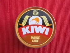 ANCIENNE BOITE KIWI CIRE JAUNE BOX CIRAGE