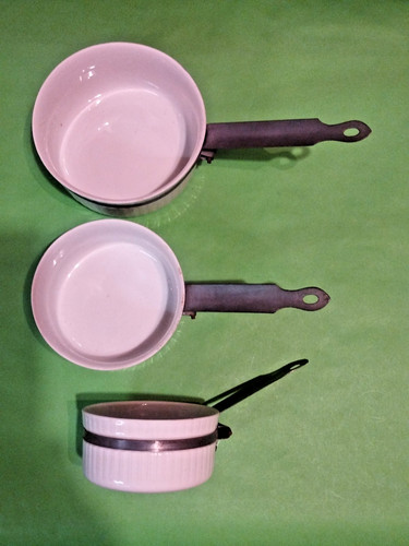 Lot casseroles porcelaine - 3,