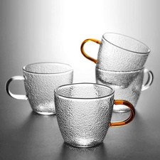  2 Pcs Tasse À Cafe Tasses Thé Accessoires De En Verre Transparent